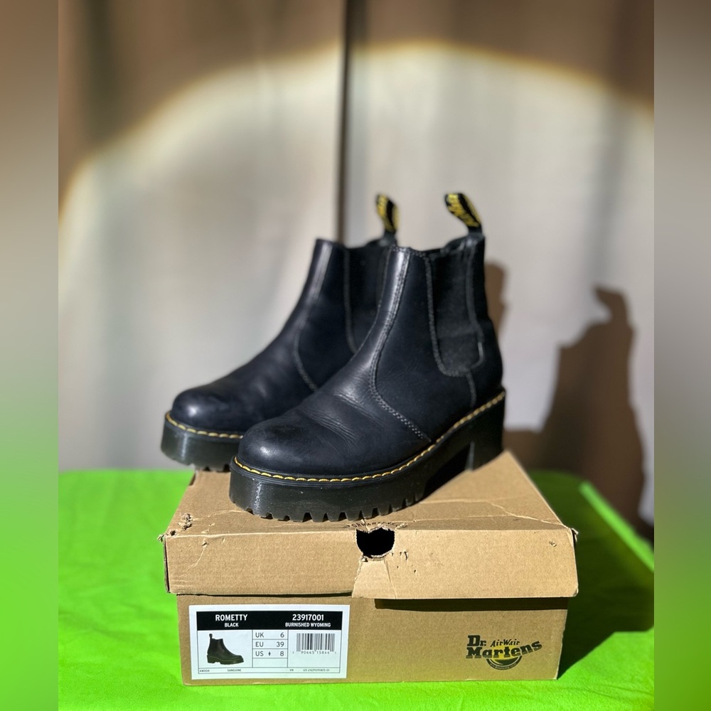 Dr. Martens Black Rometty Chelsea Boots